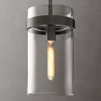 Ravelle Clear Glass Pendant Light