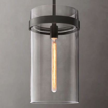 Ravelle Clear Glass Pendant Light