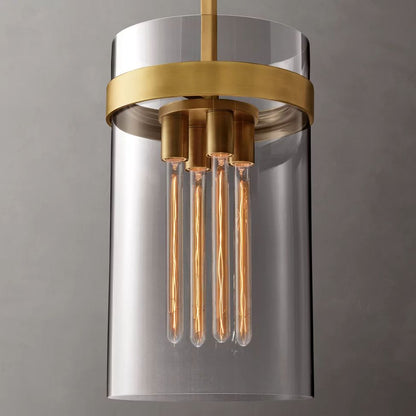 Ravelle Clear Glass Pendant Light