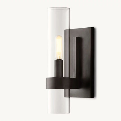 Ravelle Clear Glass Wall Sconce