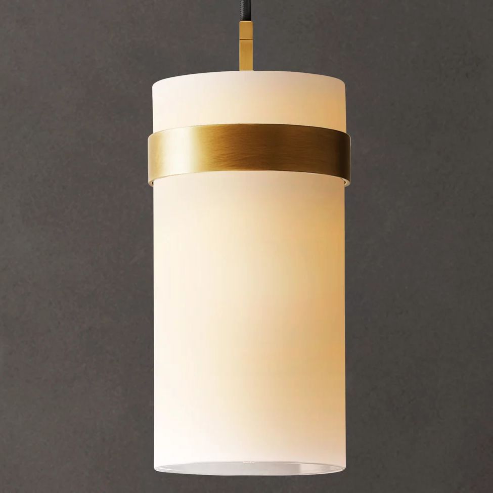Ravelle Milk Glass Pendant Light