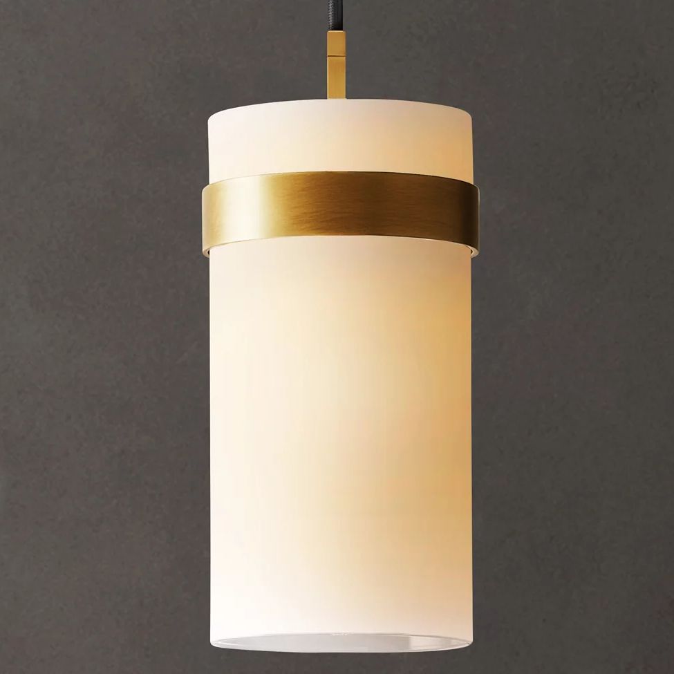 Ravelle Milk Glass Pendant Light