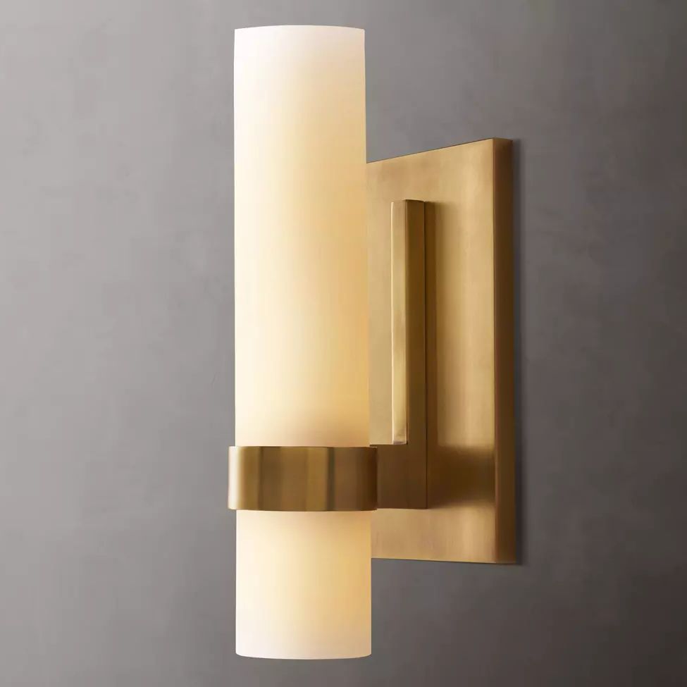 Ravelle Milk Glass Wall Sconce
