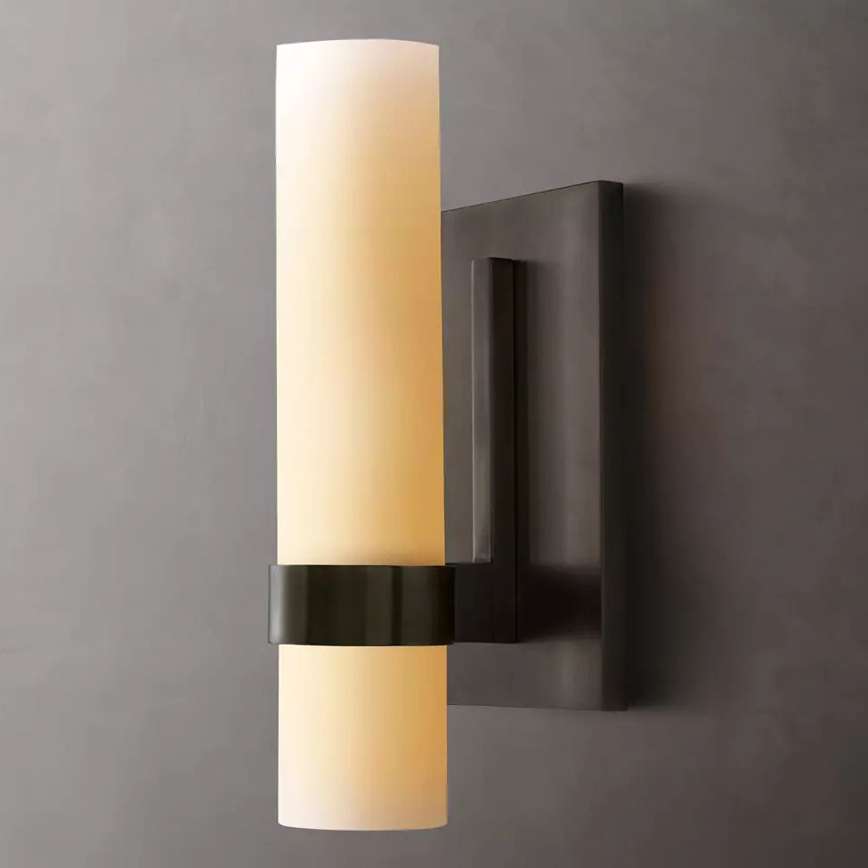 Ravelle Milk Glass Wall Sconce