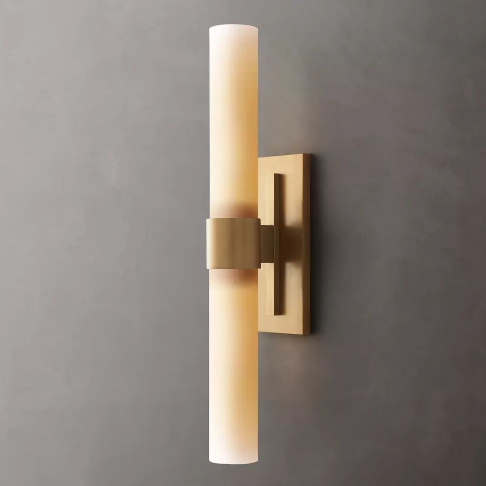 Ravelle Milk Glass Linear Wall Sconce
