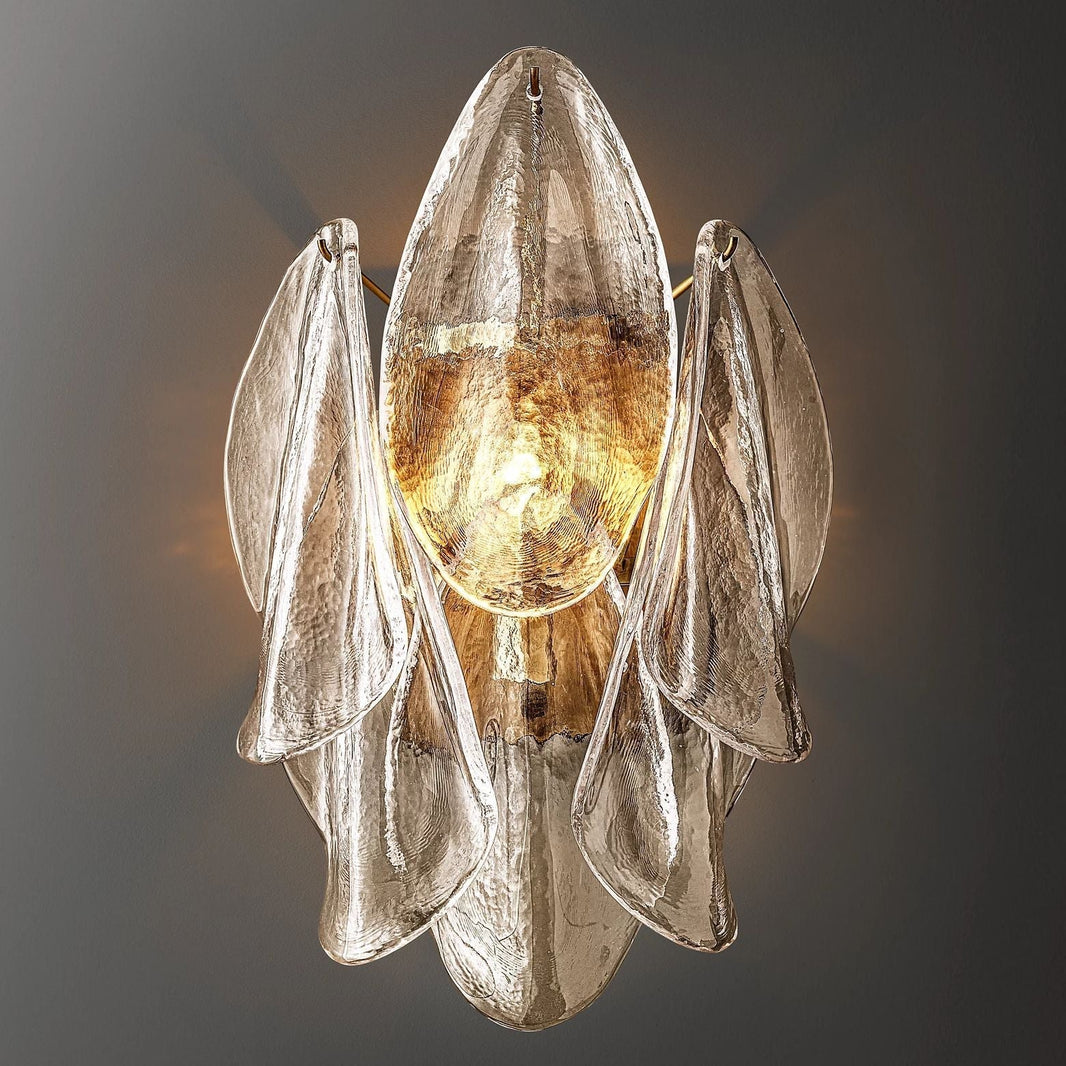 Petalia Stacked Glass Wall Sconce