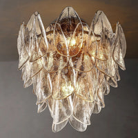 Petalia Stacked Glass Flush Mount