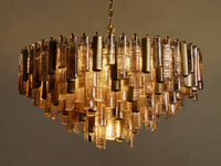 Neve Rhythm Column Round Chandelier
