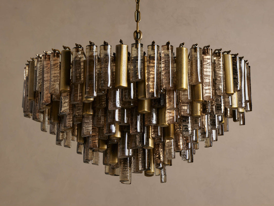 Neve Rhythm Column Round Chandelier