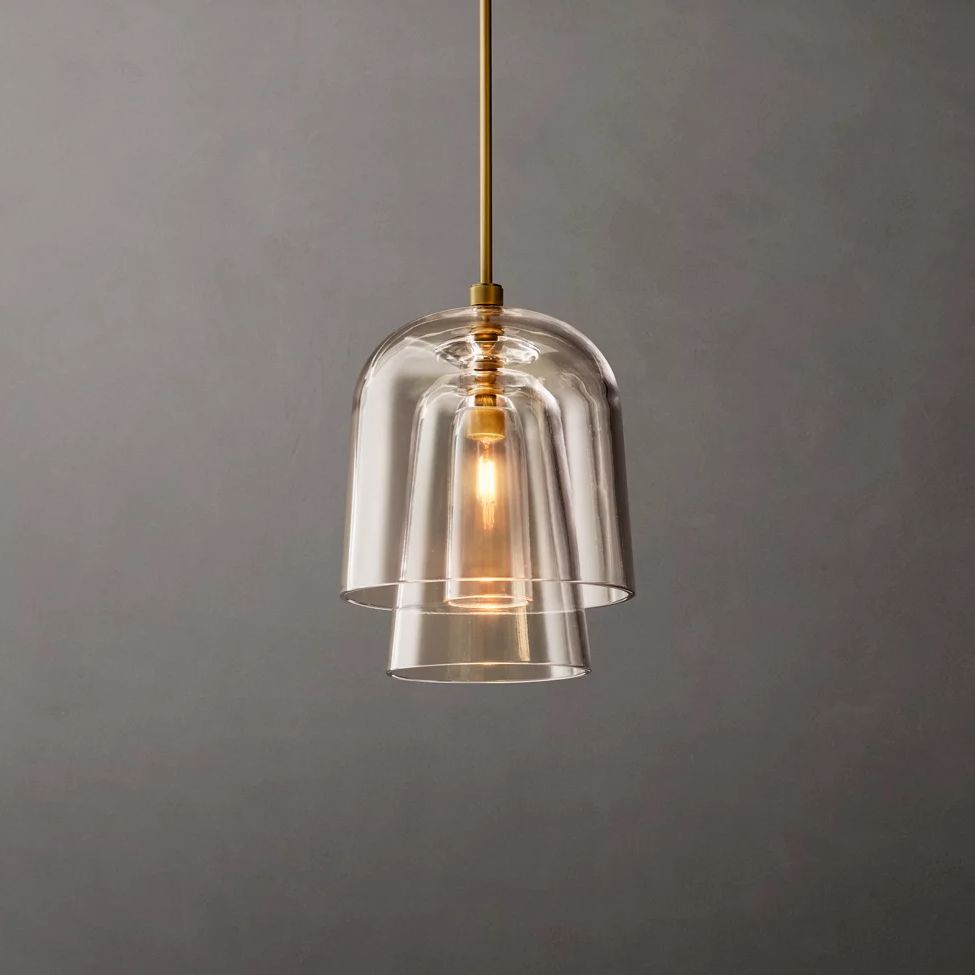 Blom Layered Glass Flute Pendant Light