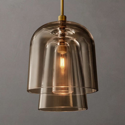 Blom Layered Glass Flute Pendant Light