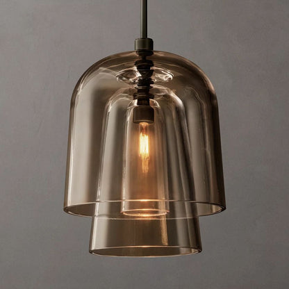 Blom Layered Glass Flute Pendant Light