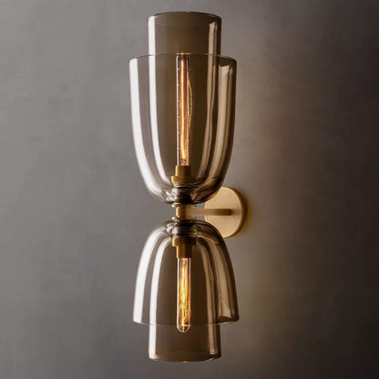 Blom Layered Glass Grand Flute Wall Sconce