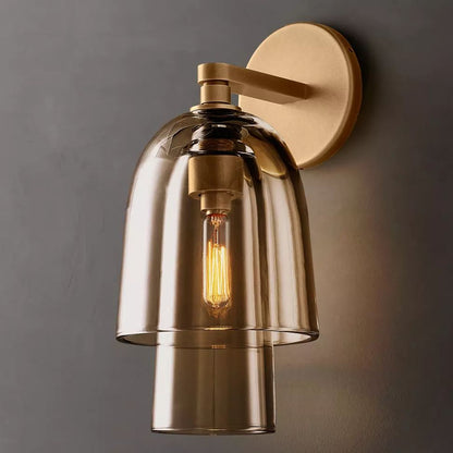 Blom Layered Glass Flute Wall Sconce