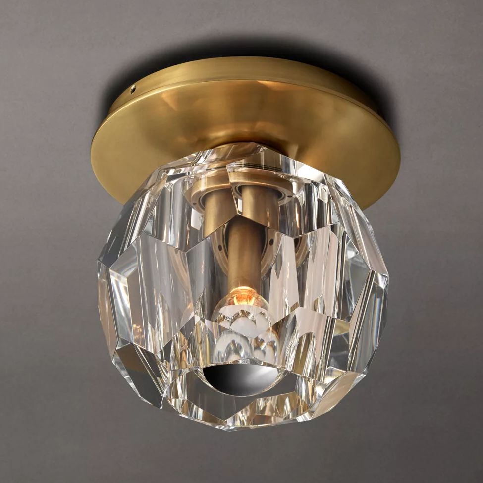 Boule De Radiant Crystal Flush Mount 6"