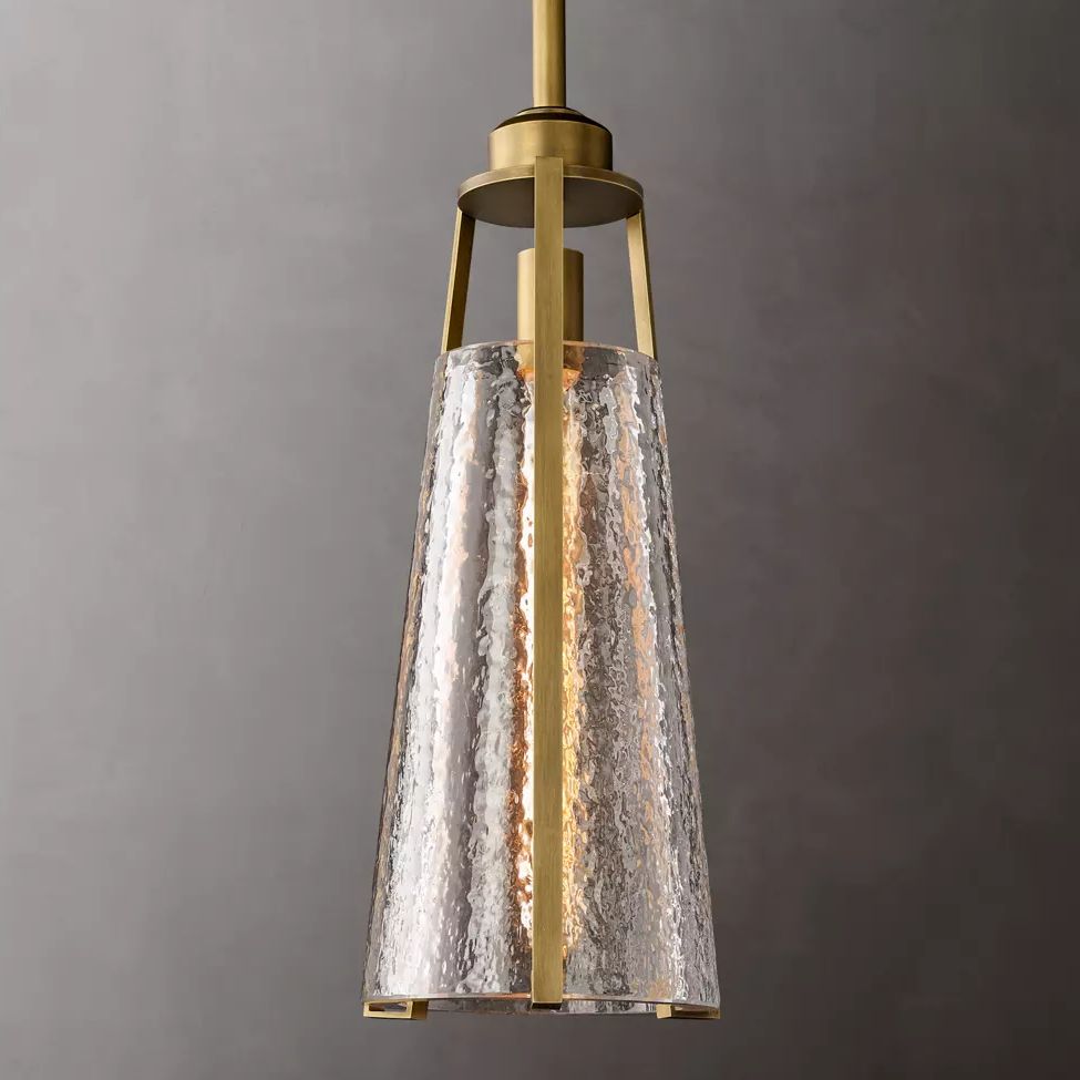 Arpege Glacial Funnel Pendant Light