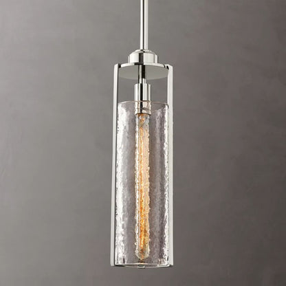 Arpege Glacial Cylinder Pendant Light