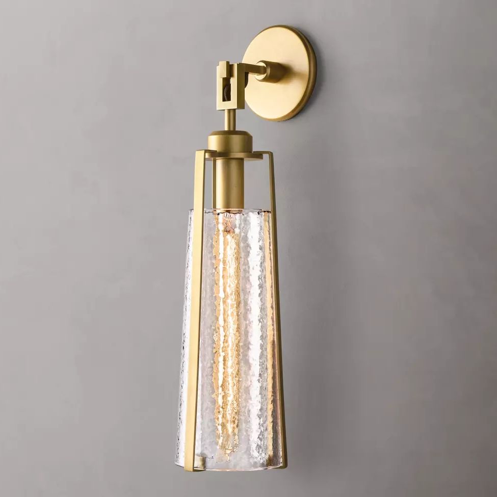 Arpege Glacial Funnel Wall Sconce