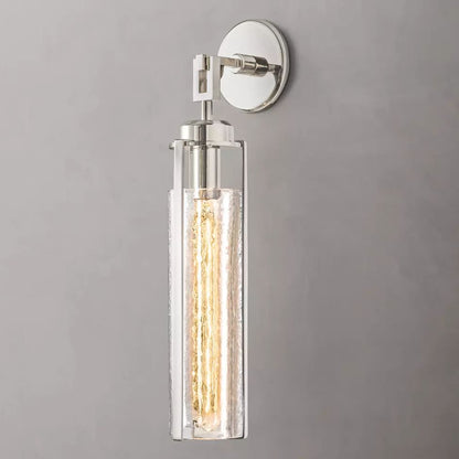Arpege Glacial Cylinder Wall Sconce