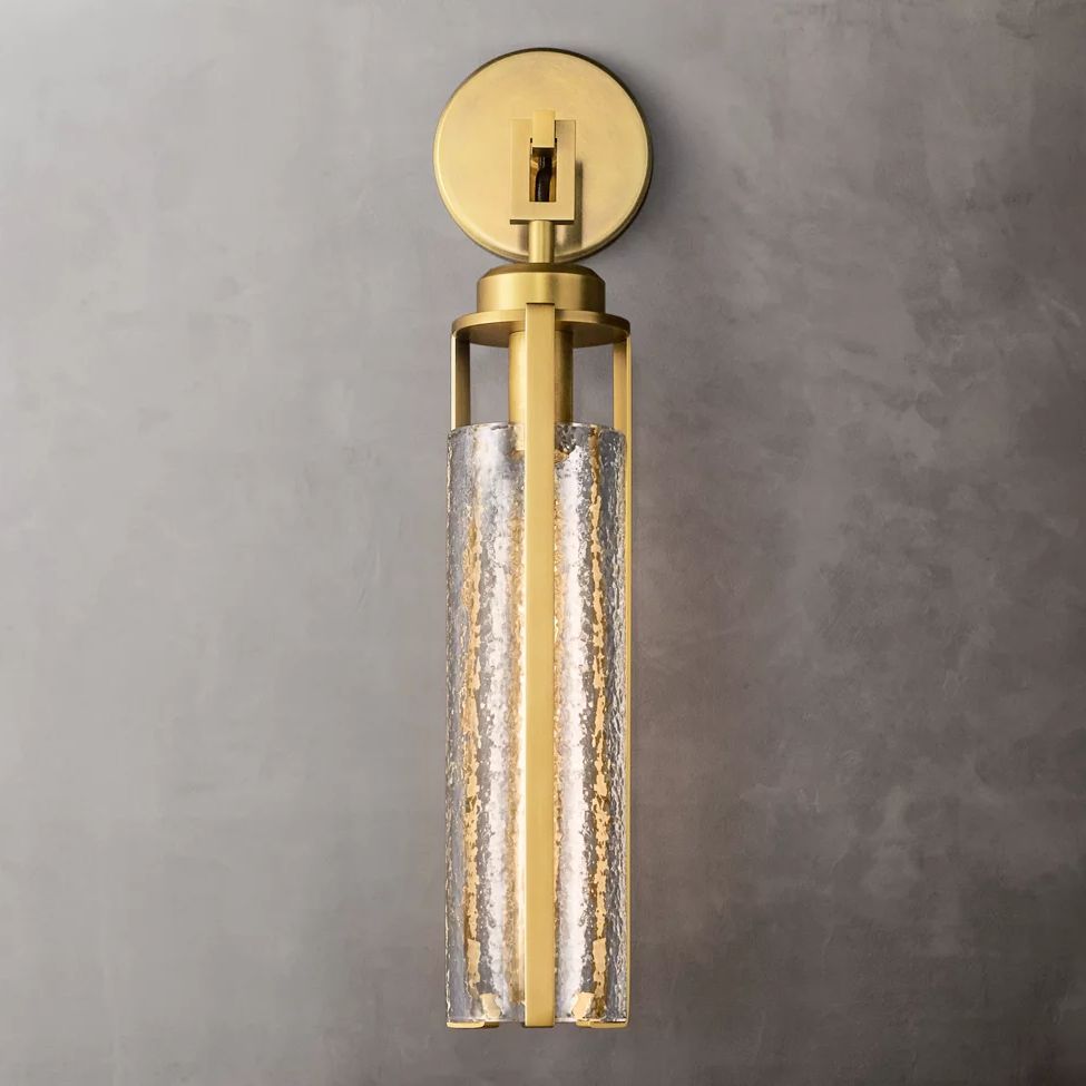 Arpege Glacial Cylinder Wall Sconce