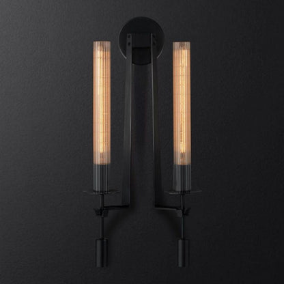 Fontanelle Vintage Glow Double Wall Sconce