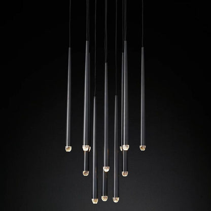Aquitaine Faceted Cluster Round Chandelier 24"