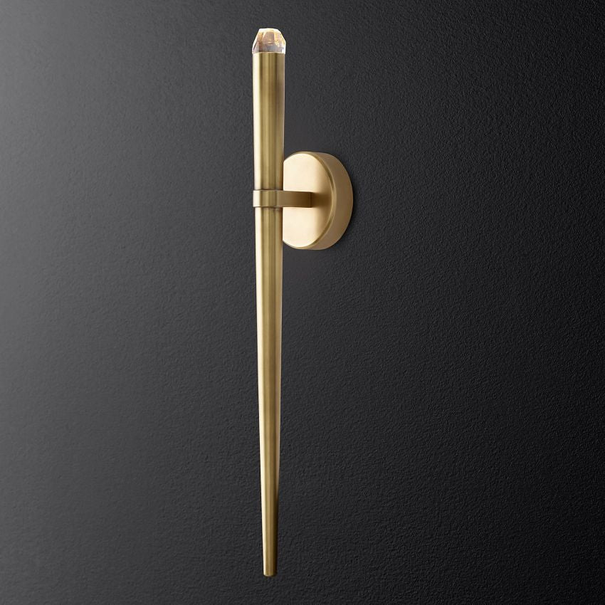 Aquitaine Faceted Cluster Torch Wall Sconce