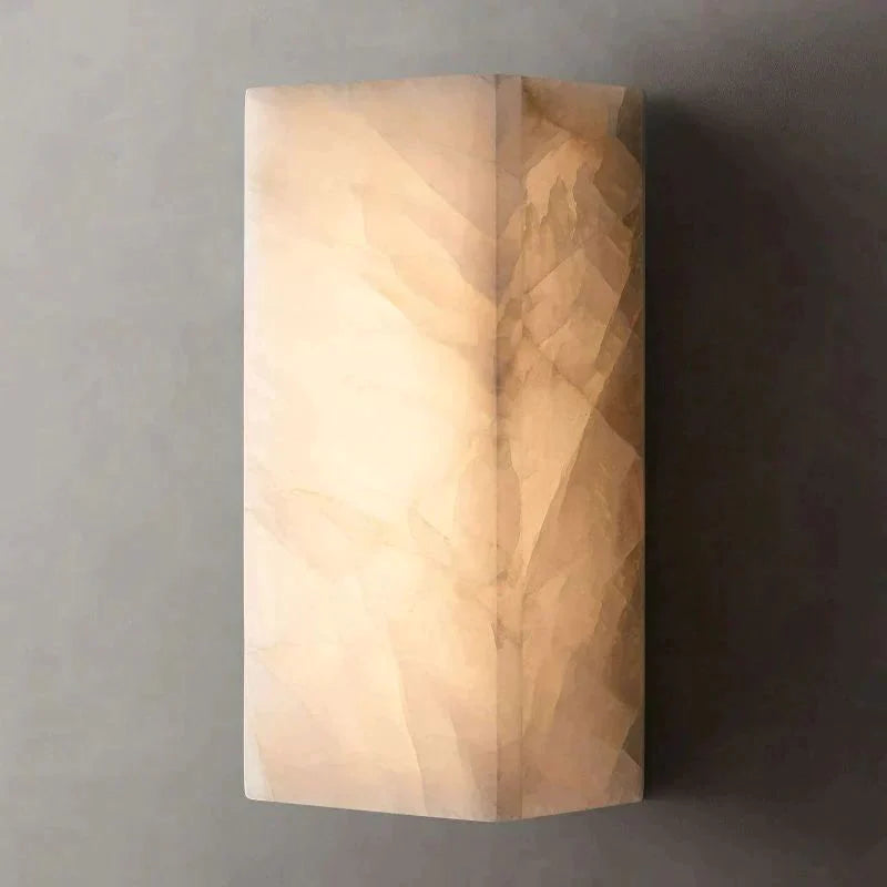 Rivage Veined Alabaster Wall Sconce