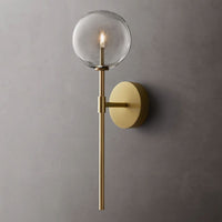 Lucelle Glass Globe Wall Sconce