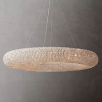 Halo Stranded Crystal Round Chandelier 59"