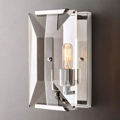 Harlow Faceted Crystal Wall Sconce