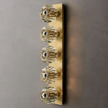 Boule De Radiant Crystal Linear Wall Sconce