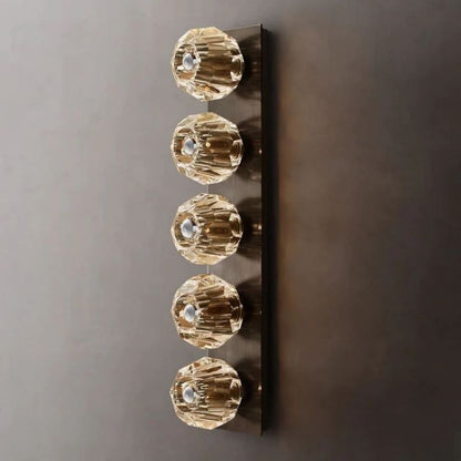 Boule De Radiant Crystal Linear Wall Sconce