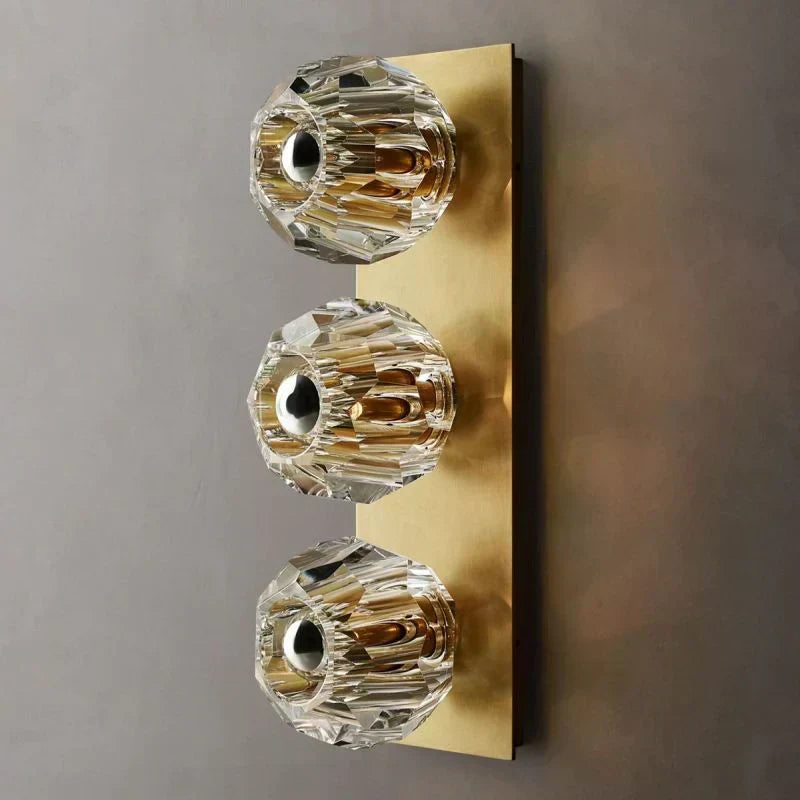 Boule De Radiant Crystal Linear Wall Sconce