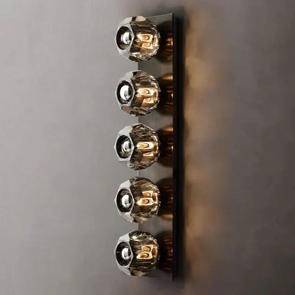 Boule De Radiant Crystal Linear Wall Sconce
