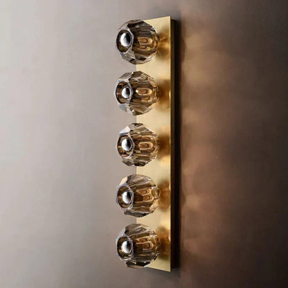 Boule De Radiant Crystal Linear Wall Sconce