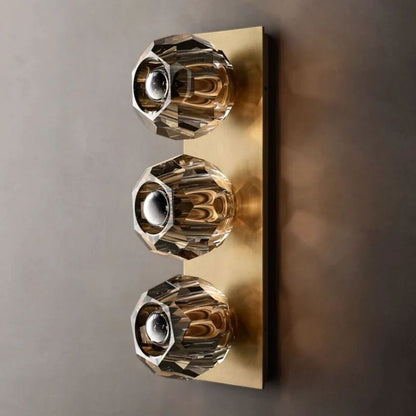 Boule De Radiant Crystal Linear Wall Sconce