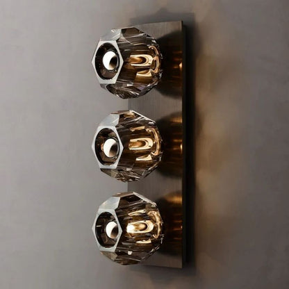 Boule De Radiant Crystal Linear Wall Sconce