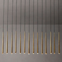 Aquitaine Faceted Cluster Linear Chandelier 72"