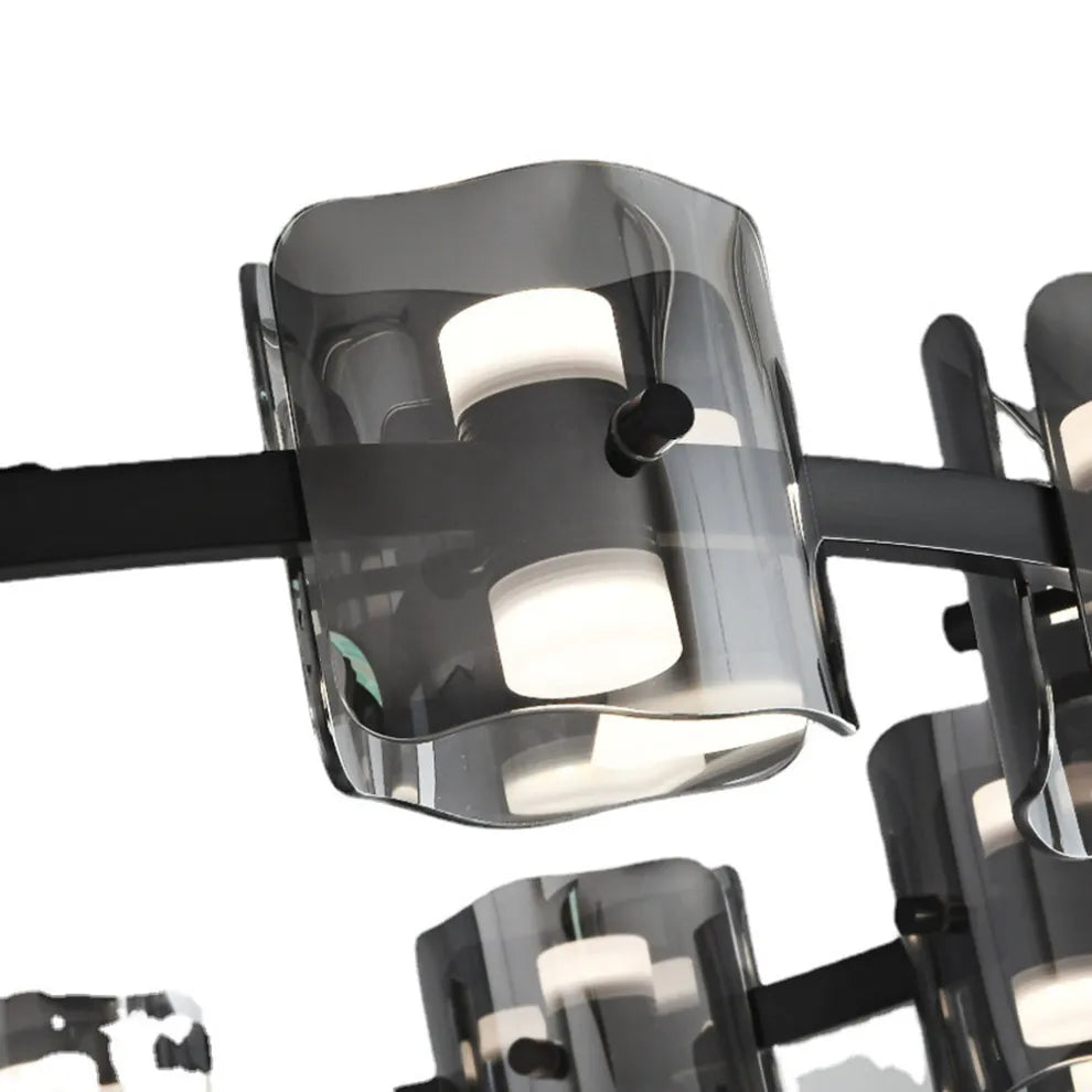 Excelis Royal Pendant Light - Gold/Black Metal