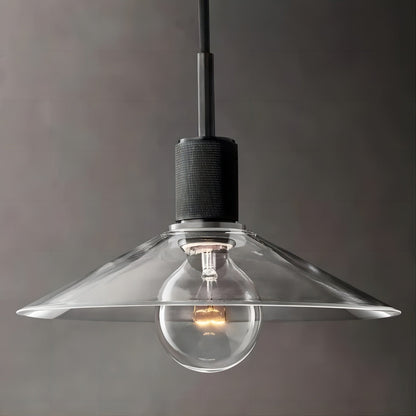 Utilitaire Glass Shade Pendant Light