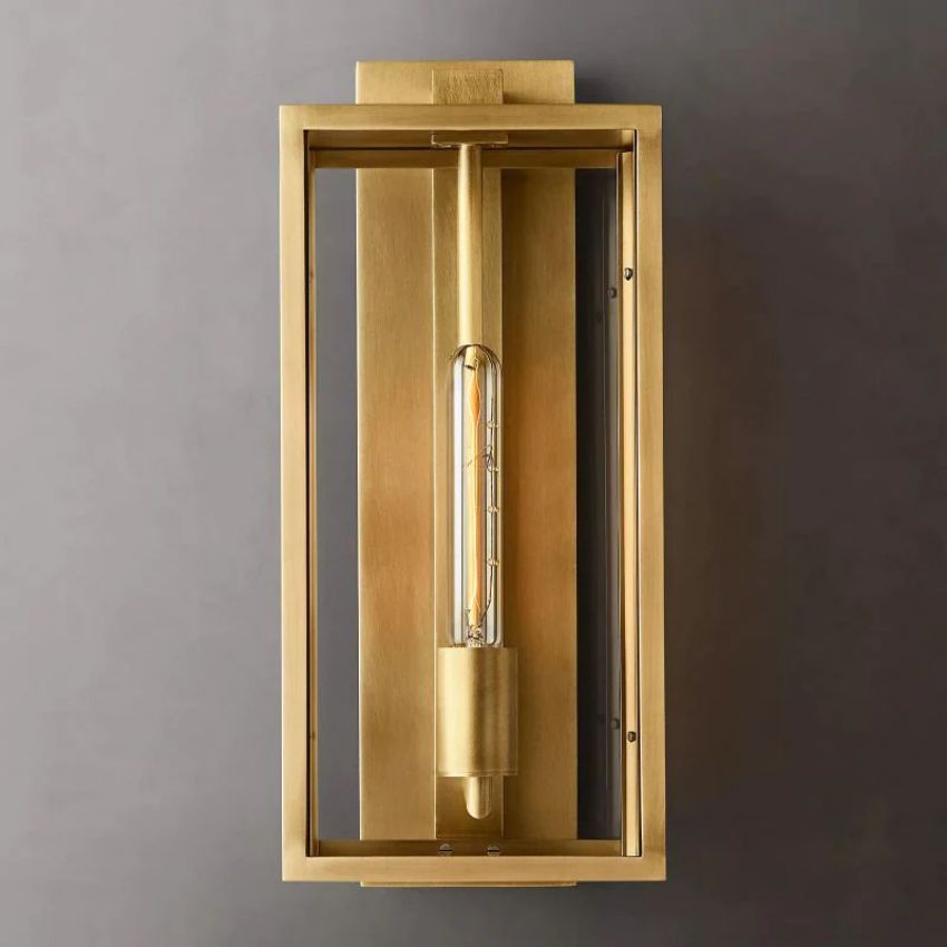Beckman Framed Glass Wall Sconce