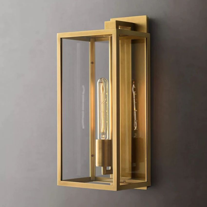 Beckman Framed Glass Wall Sconce