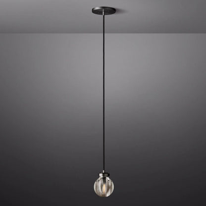 Pearl Carved Inciso Pendant Light