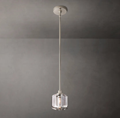 Demaret Sculpted Crystal Pendant Light
