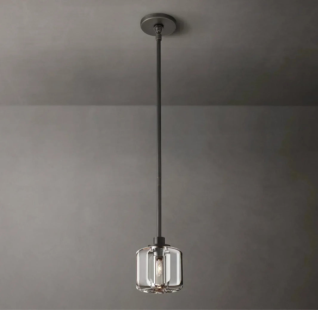 Demaret Sculpted Crystal Pendant Light
