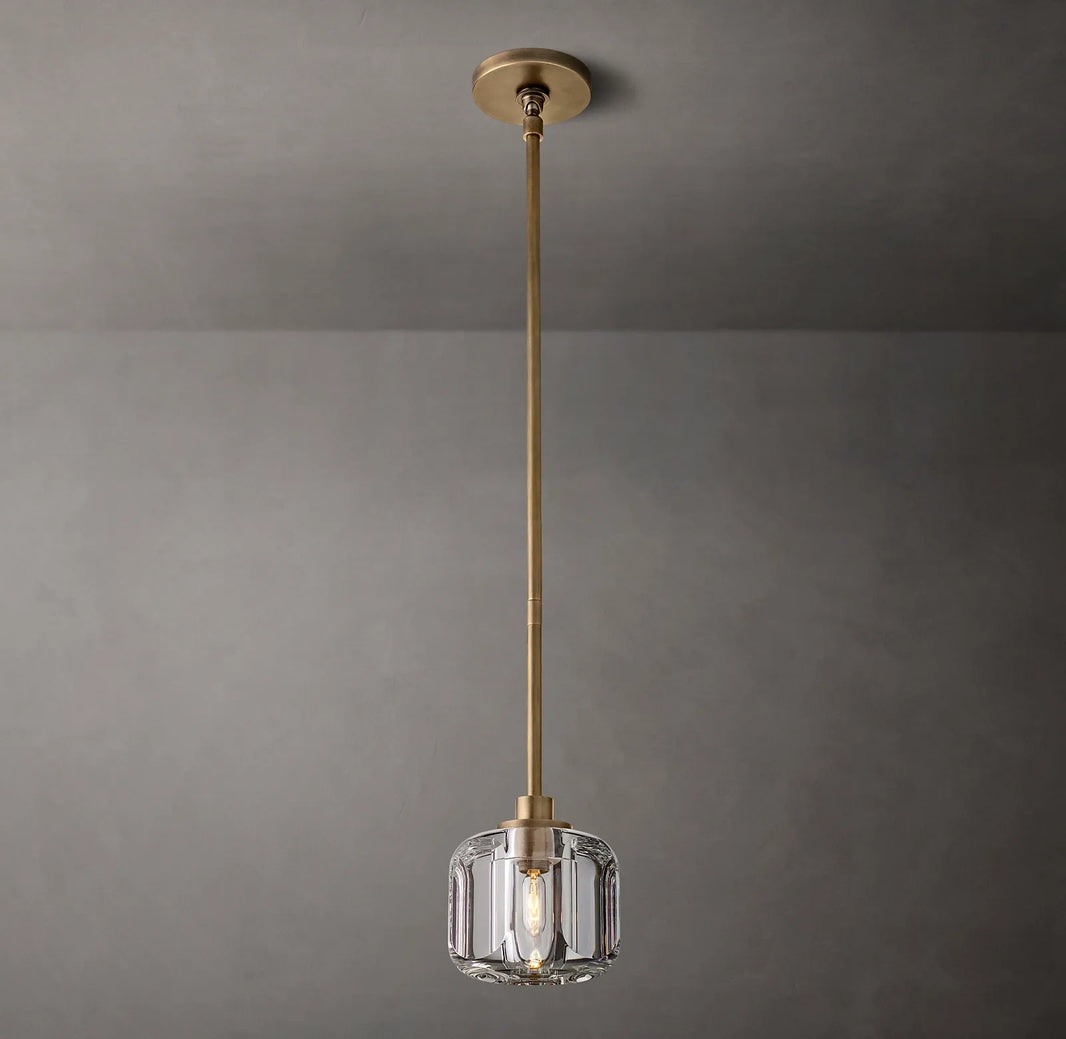 Demaret Sculpted Crystal Pendant Light