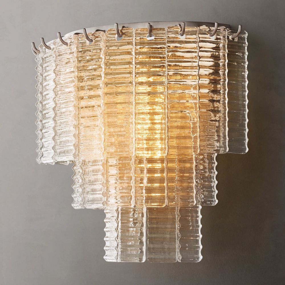 Sirene Draped Glass Wall Sconce