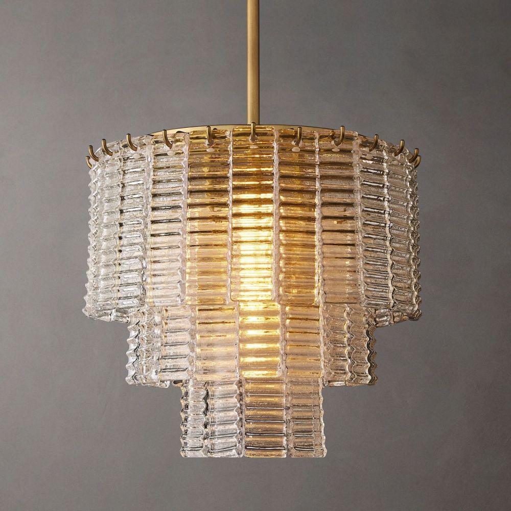 Sirene Draped Glass Pendant Light