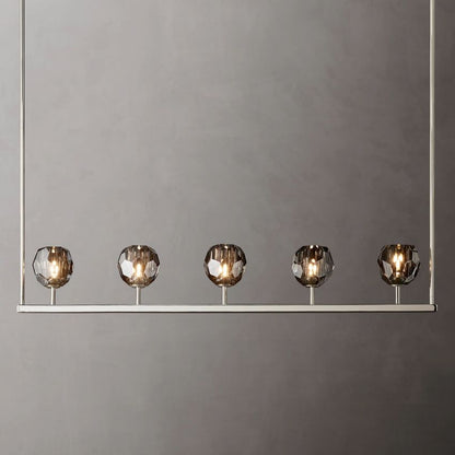 Boule De Radiant Crystal Linear Chandelier 48"